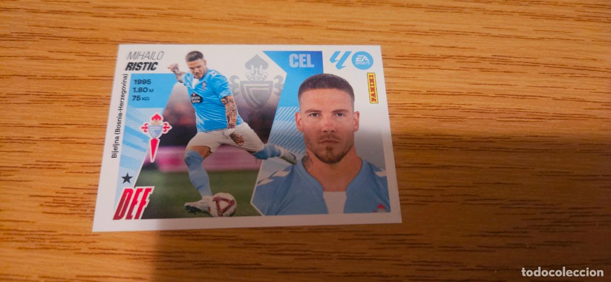 Cromos de f&uacute;tbol: ristic 10b celta este 2025 2026 25 26 sin pegar