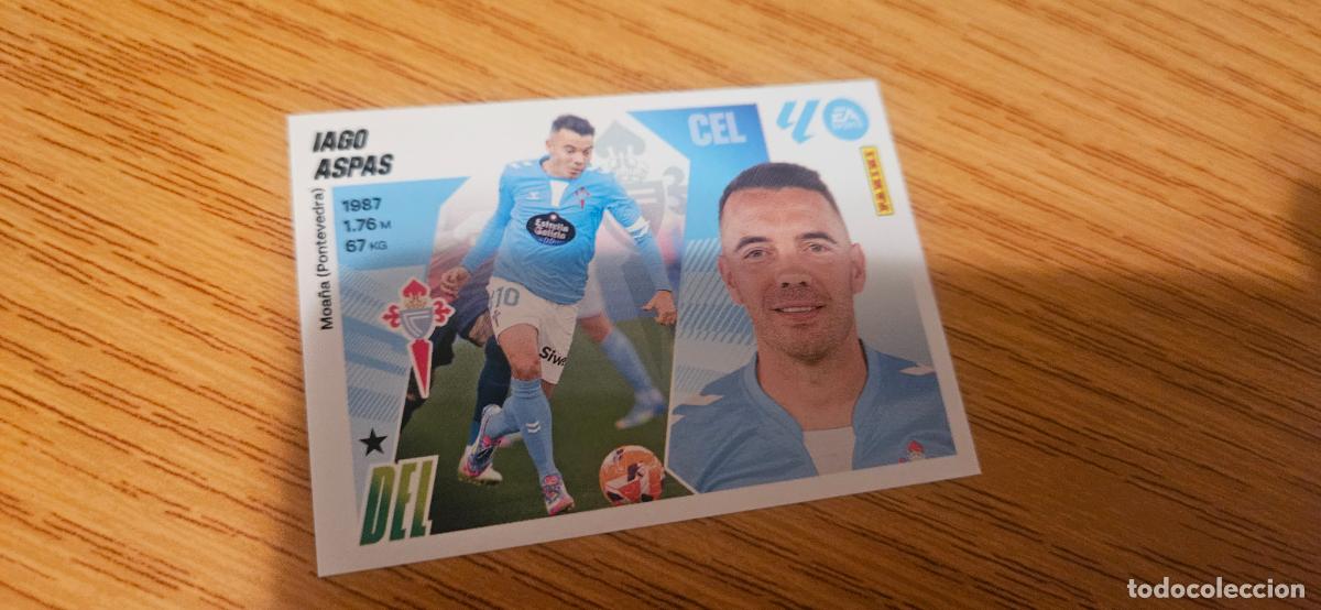 Cromos de f&uacute;tbol: aspas 20 celta este 2025 2026 25 26 sin pegar