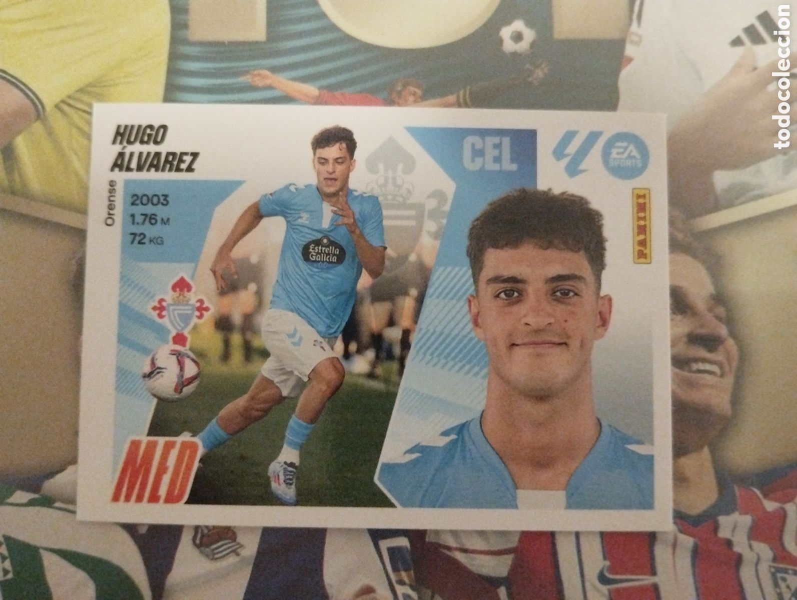 Cromos de F&uacute;tbol: LIGA ESTE 2025 2026 25 26 - PANINI - N&ordm; 14 HUGO &Aacute;LVAREZ REAL CLUB CELTA DE VIGO