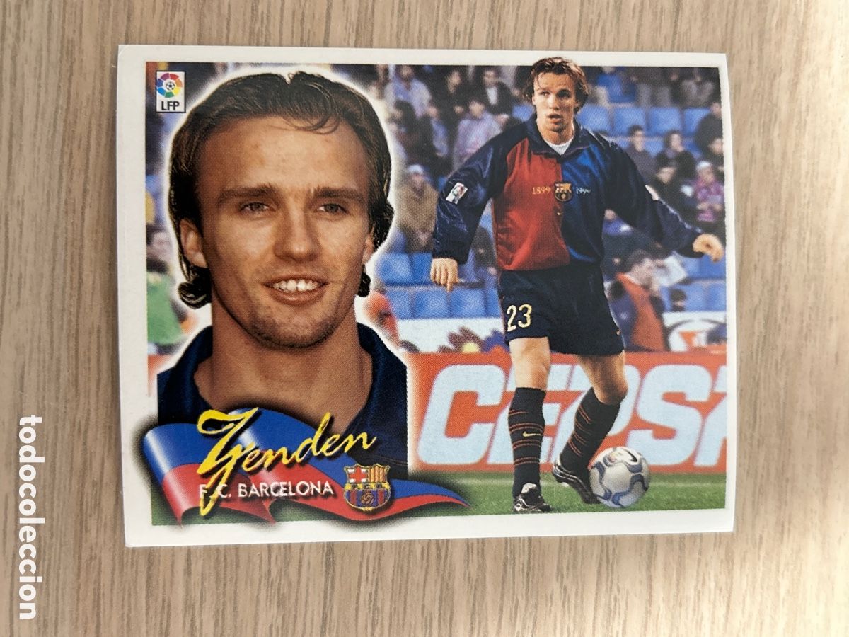 Cromos de Futebol: ZENDEN F. C. BARCELONA LIGA ESTE 2000 2001 00 01 SIN PEGAR NUNCA PEGADO