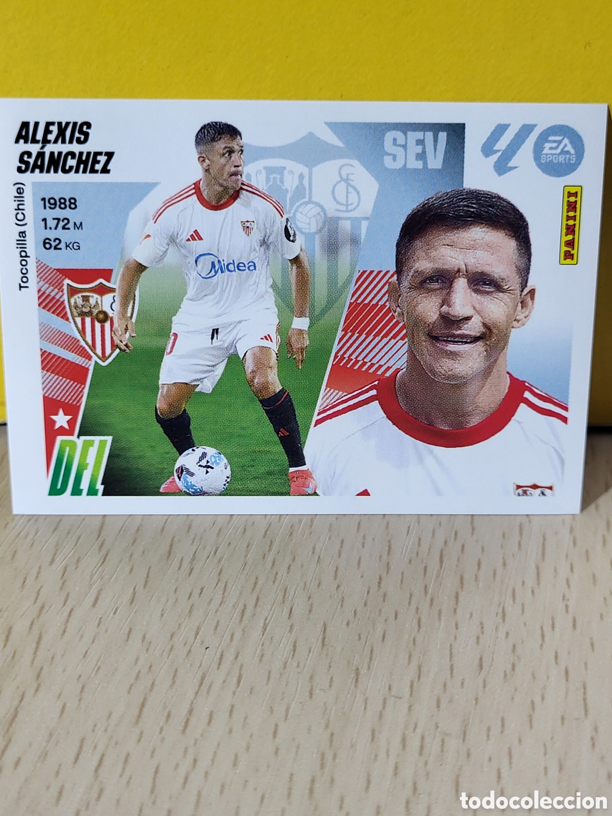 Figurine di Calcio: ALEXIS SANCHEZ SEVILLA COLOCA N&ordm; 18 BIS LIGA ESTE 25 26 2025 2026 PANINI