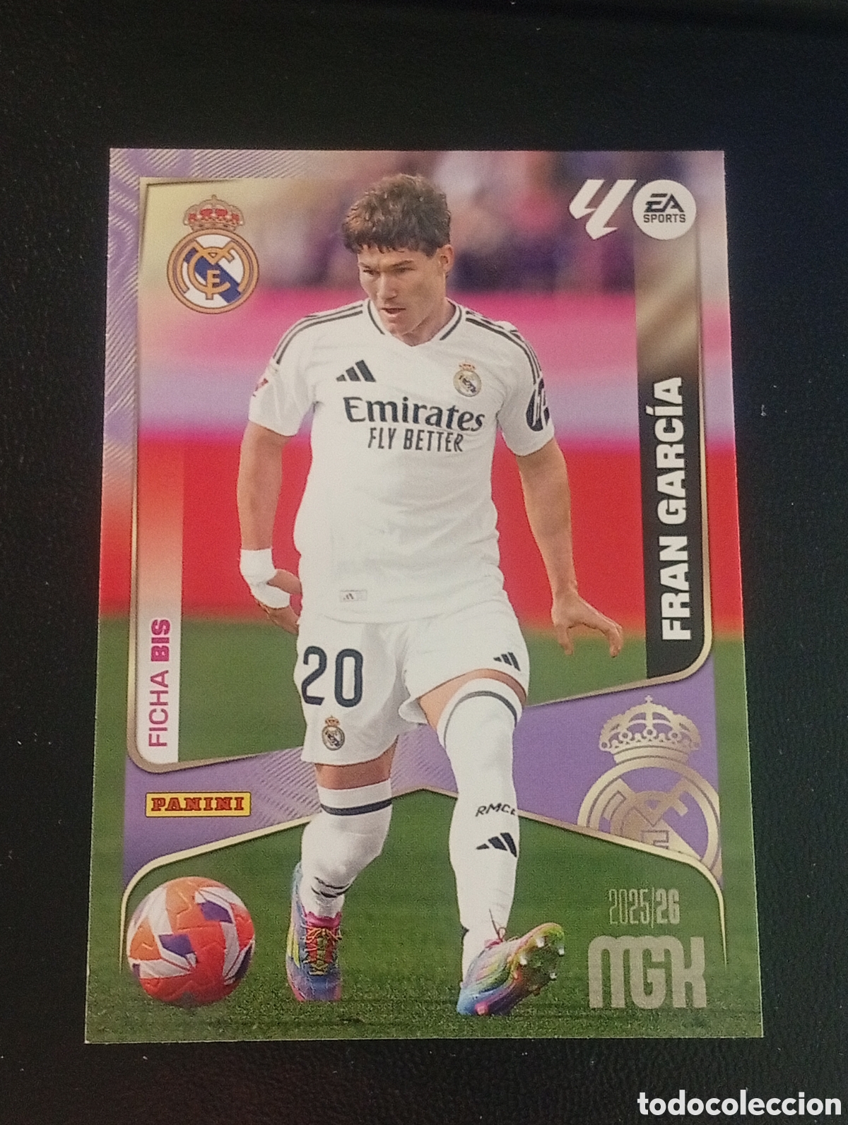 Figurine di Calcio: 225 Bis FRAN GARC&Iacute;A REAL MADRID MEGACRACKS 2025 2026 25 26 CROMOS CARDS TOPPS 3 EDICION