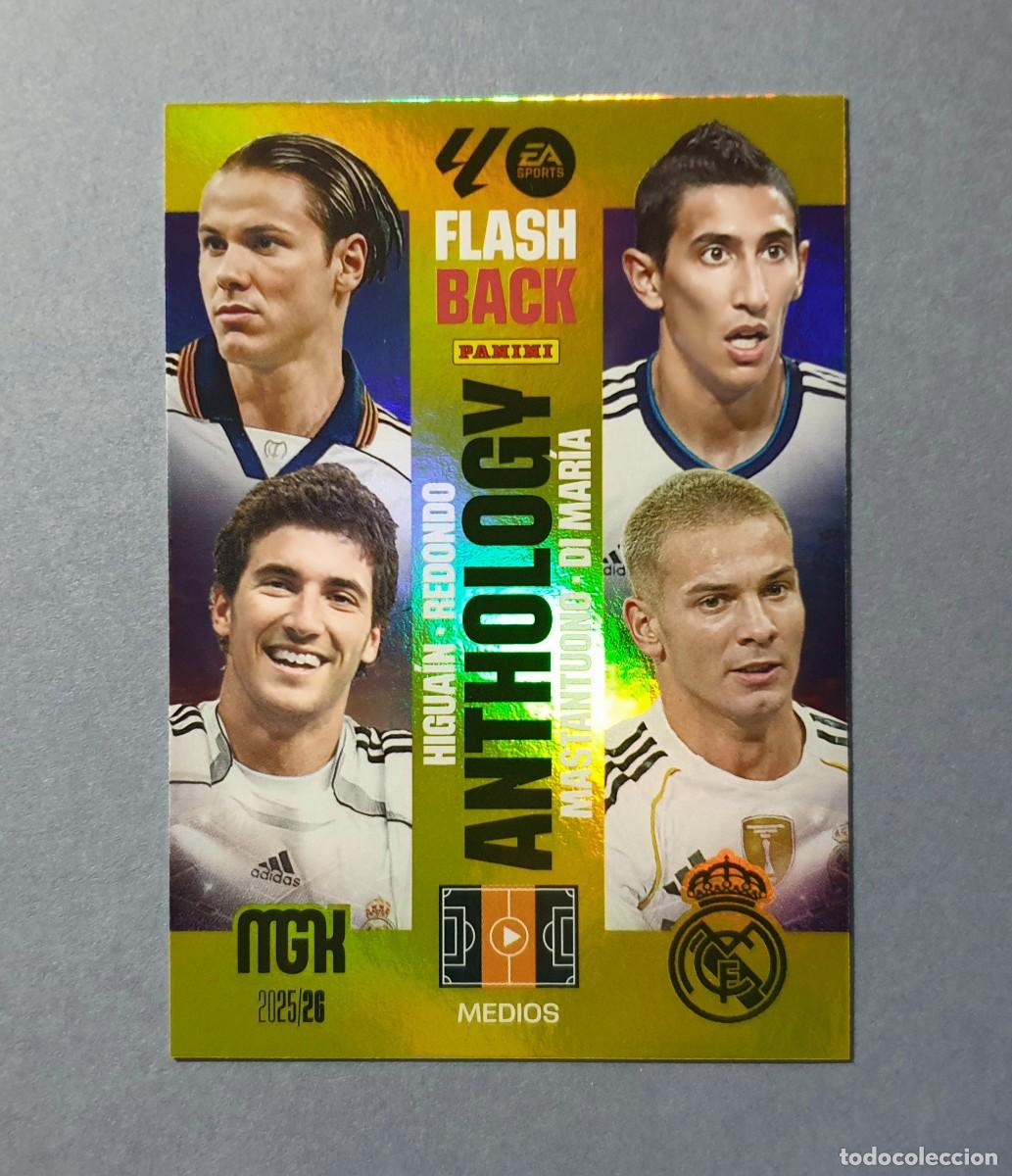 Football Stickers: 519 FLASH BACK ANTHOLOGY - REAL MADRID - MEGACRACKS 2025-26 - MGK 25/26 (NUEVO)