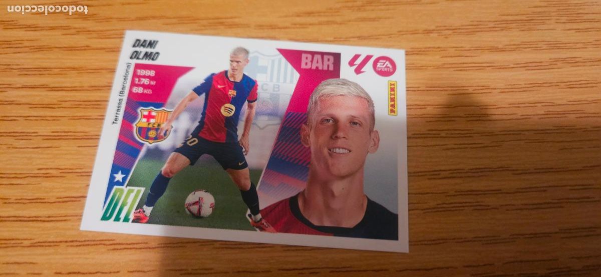 Cromos de F&uacute;tbol: dani olmo 16 barcelona este 2025 2026 25 26 sin pegar