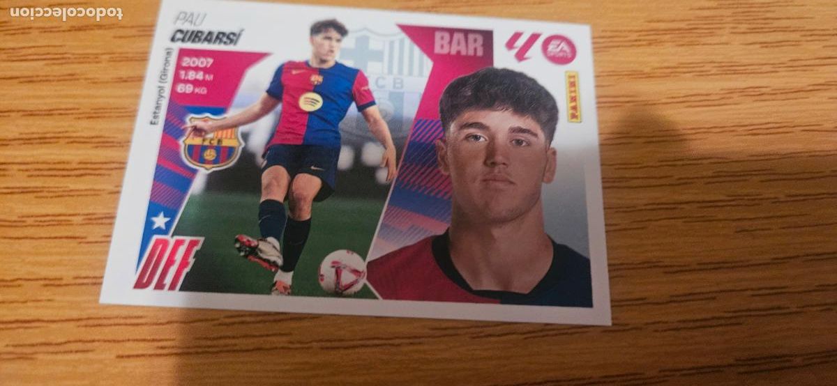 Cromos de F&uacute;tbol: cubarsi 6 barcelona este 2025 2026 25 26 sin pegar