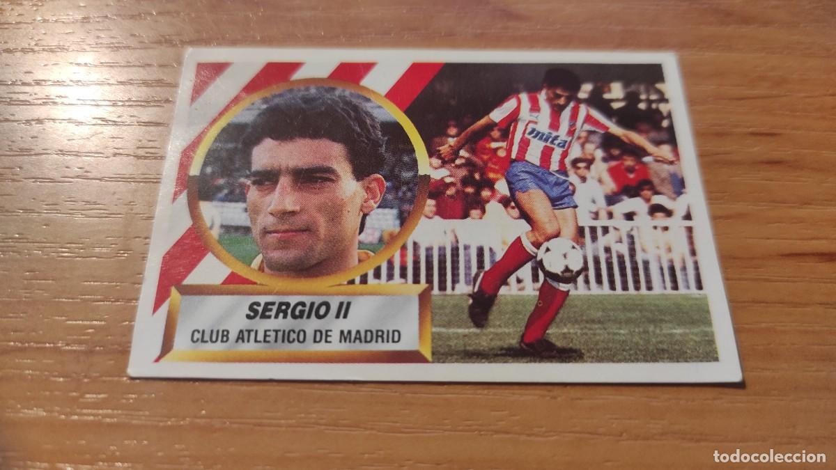 Cromos de f&uacute;tbol: LIGA 1988 1989 88 89 EDICIONES ESTE ULTIMOS FICHAJES N 33 SERGIO II ATLETICO MADRID SIN PEGAR