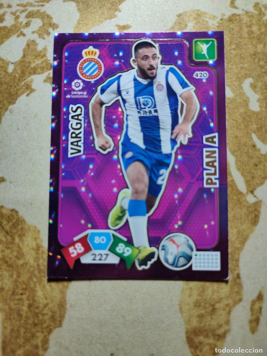 Cromos de f&uacute;tbol: Adrenalyn Plan A 420 VARGAS 2019-20 - Foto 1