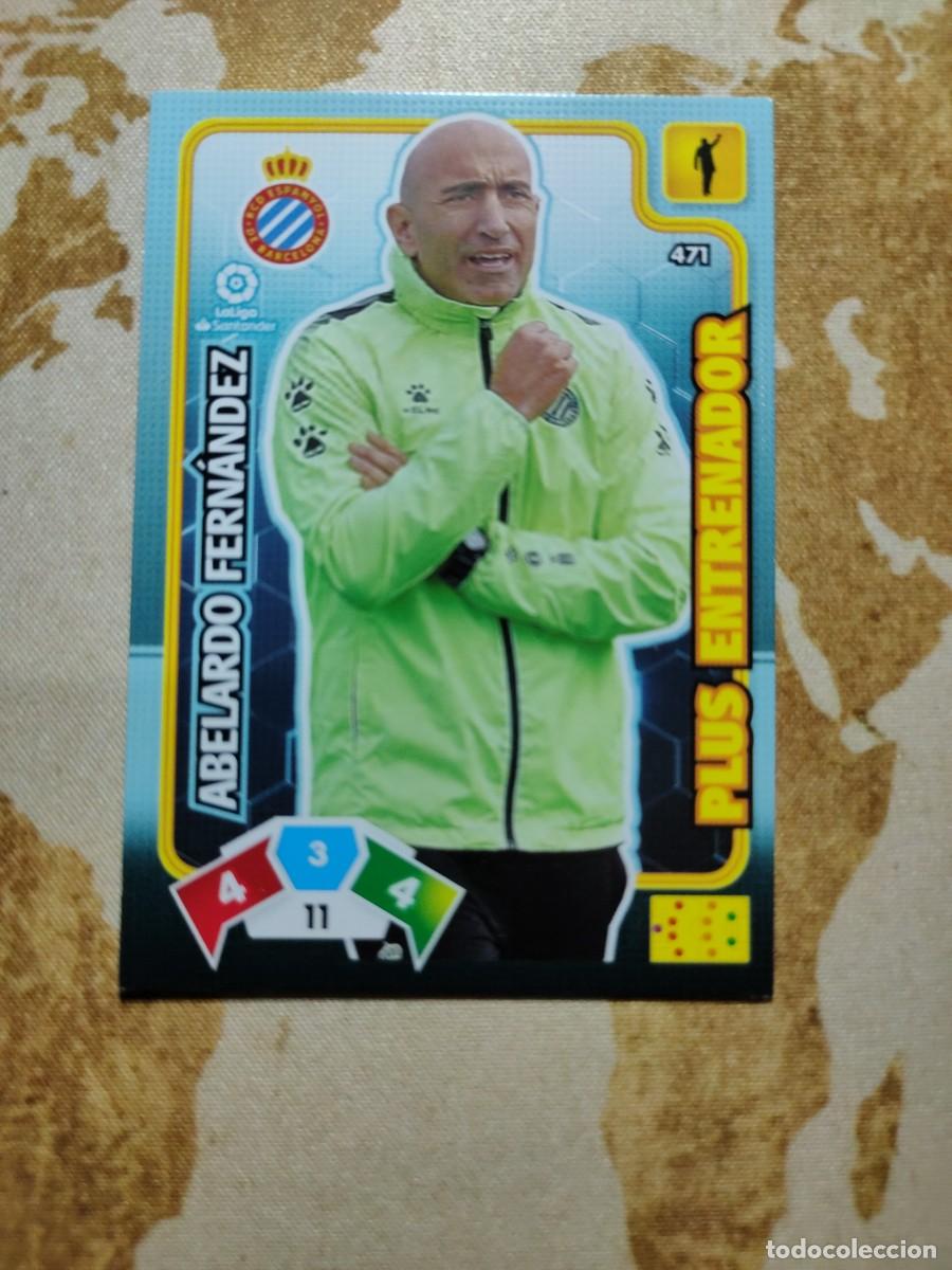Football Stickers: Adrenalyn Plus Entrenador 471 ABELARDO FERN&Aacute;NDEZ 2019-20