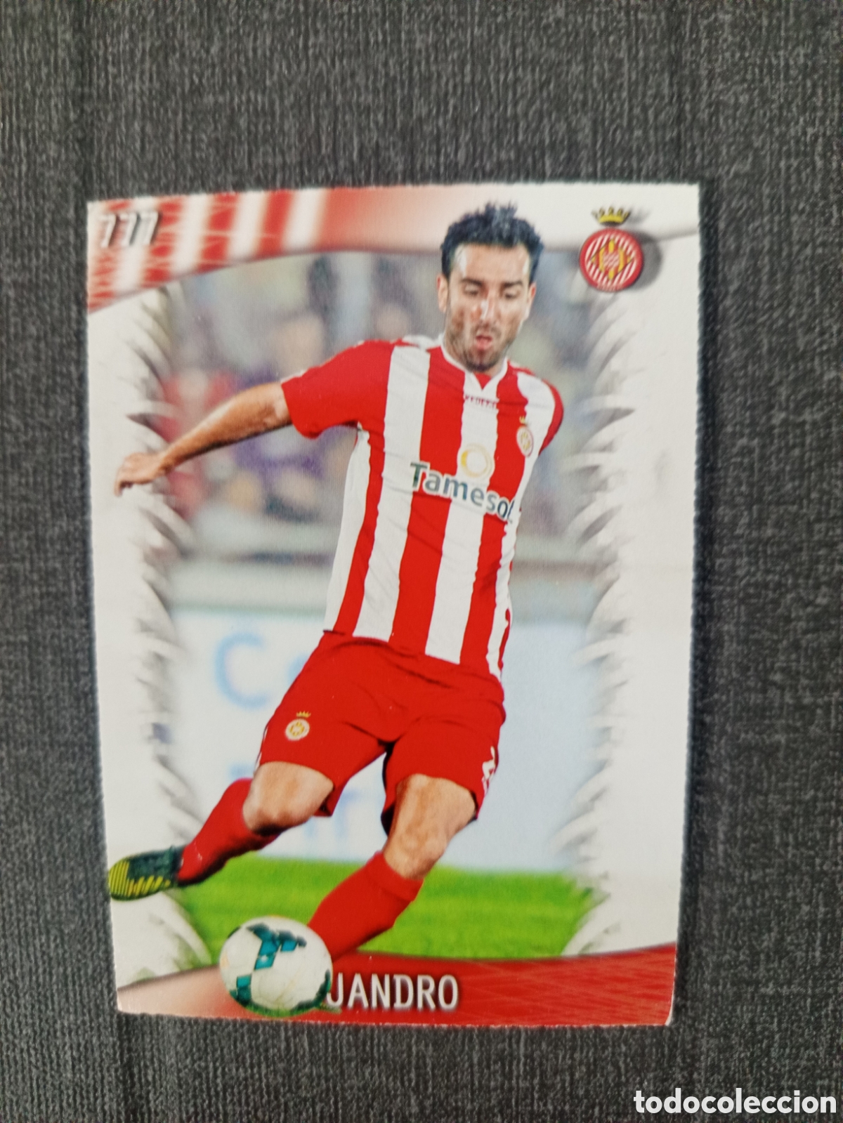 Cromos de F&uacute;tbol: ❇️ CROMO CARD JANDRO GIRONA 777 FICHAS LIGA 2013 2014 13 14 QUIZ MUNDICROMO ❇️