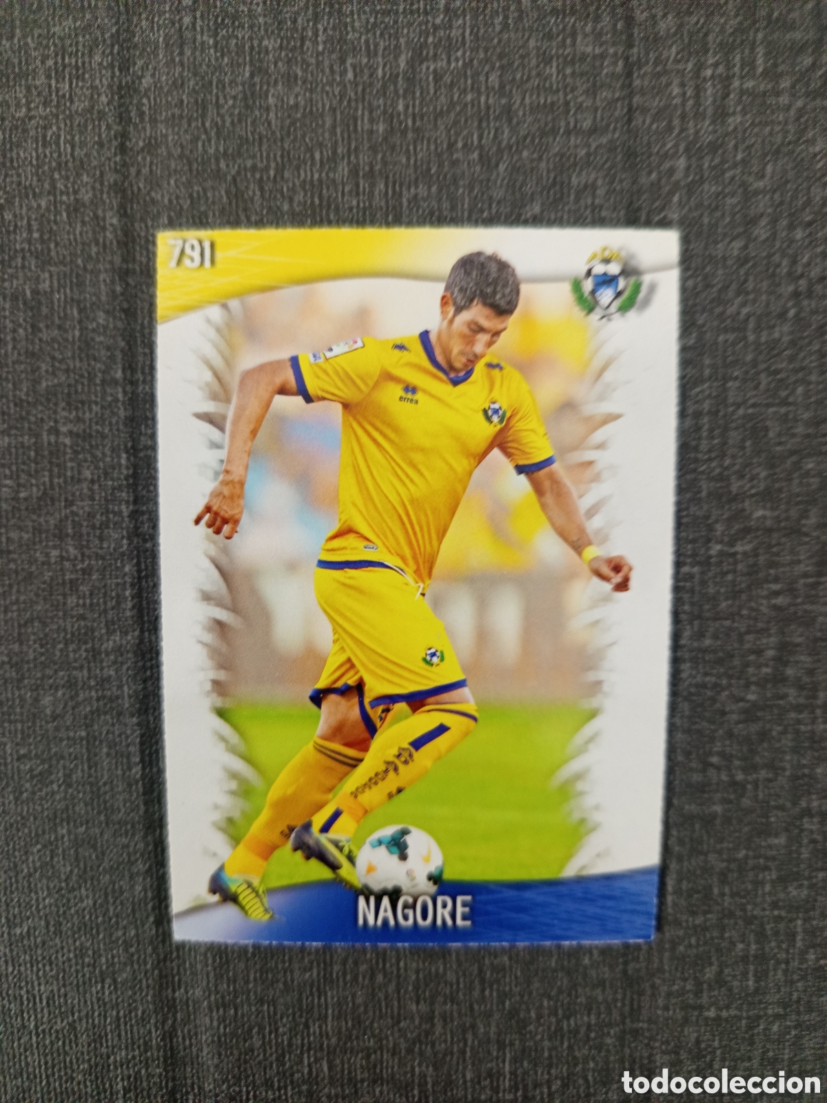 Cromos de F&uacute;tbol: ❇️ CROMO CARD NAGORE ALCORC&Oacute;N 791 FICHAS LIGA 2013 2014 13 14 QUIZ MUNDICROMO ❇️