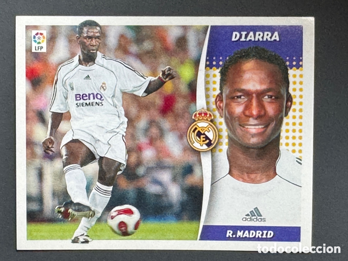 Fu&szlig;ball-Sticker: Diarra Fichaje 39 Real Madrid Liga Este 2006/07