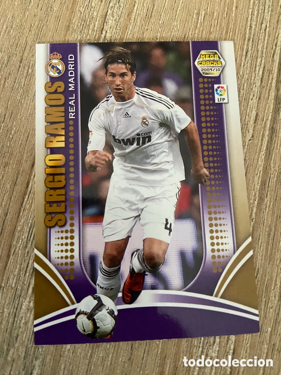 Cromos de F&uacute;tbol: 129 Sergio Ramos REAL MADRID MEGACRACKS 2009 2010 PANINI 09-10 09 10