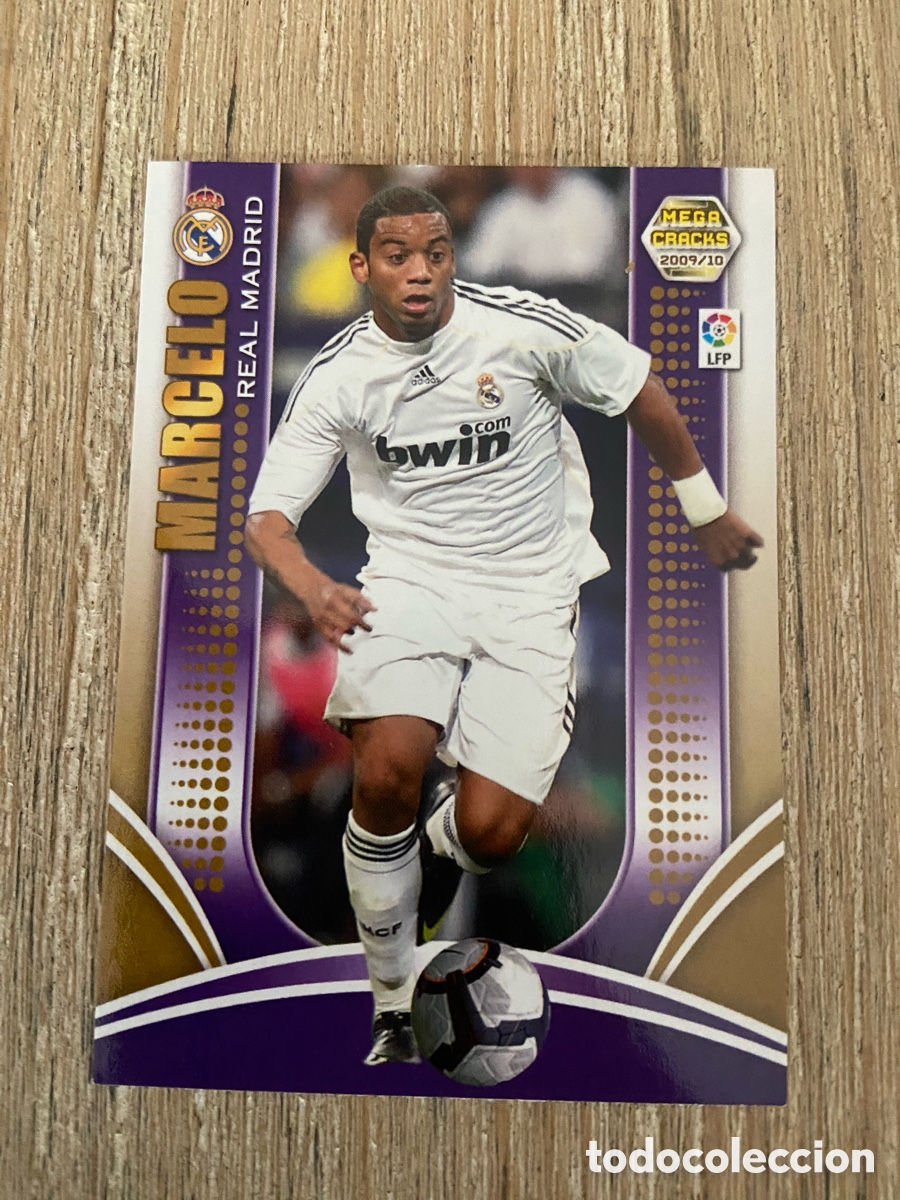 Football Stickers: 134 Marcelo REAL MADRID MEGACRACKS 2009 2010 PANINI 09-10 09 10