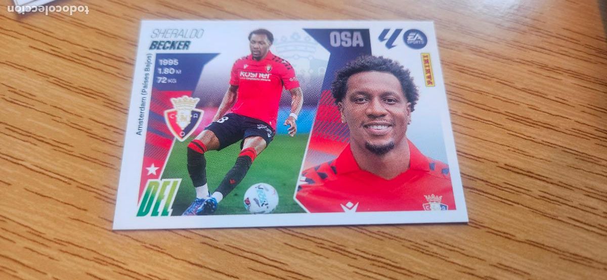 Figurine di Calcio: osasuna becker fichaje 48 este 2025 206 25 26 sin pegar