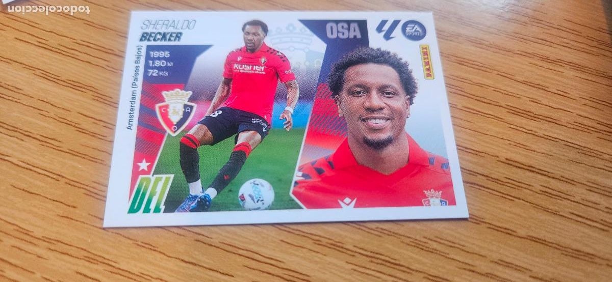 Figurine di Calcio: osasuna becker fichaje 48 este 2025 206 25 26 sin pegar