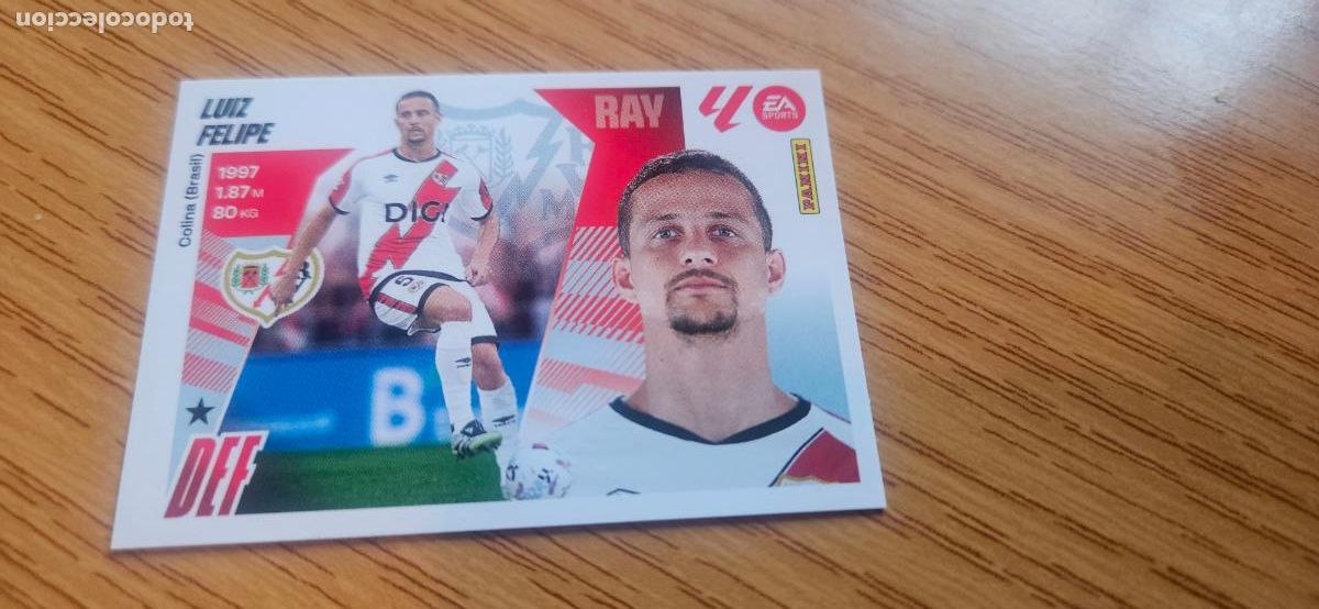 Figurine di Calcio: luiz felipe rayo vallecano fichaje 47 este 2025 206 25 26 sin pegar