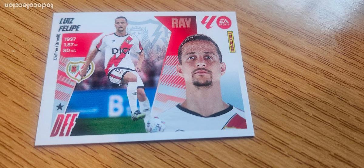 Figurine di Calcio: luiz felipe rayo vallecano fichaje 47 este 2025 206 25 26 sin pegar