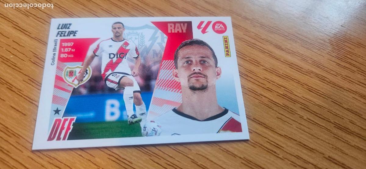 Figurine di Calcio: luiz felipe rayo vallecano fichaje 47 este 2025 206 25 26 sin pegar