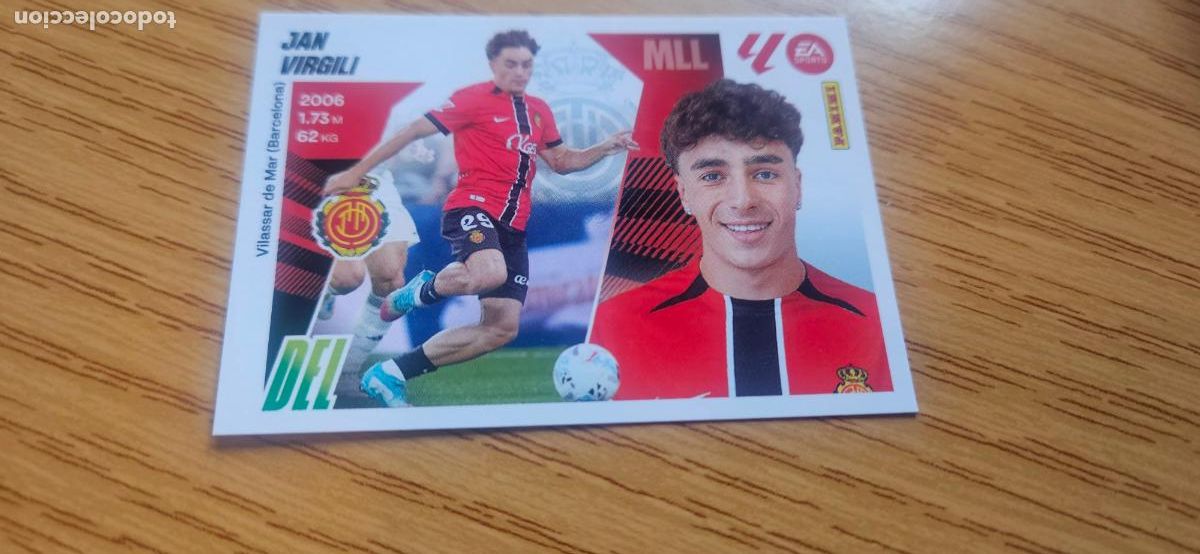 Figurine di Calcio: virgili mallorca fichaje 49 este 2025 206 25 26 sin pegar