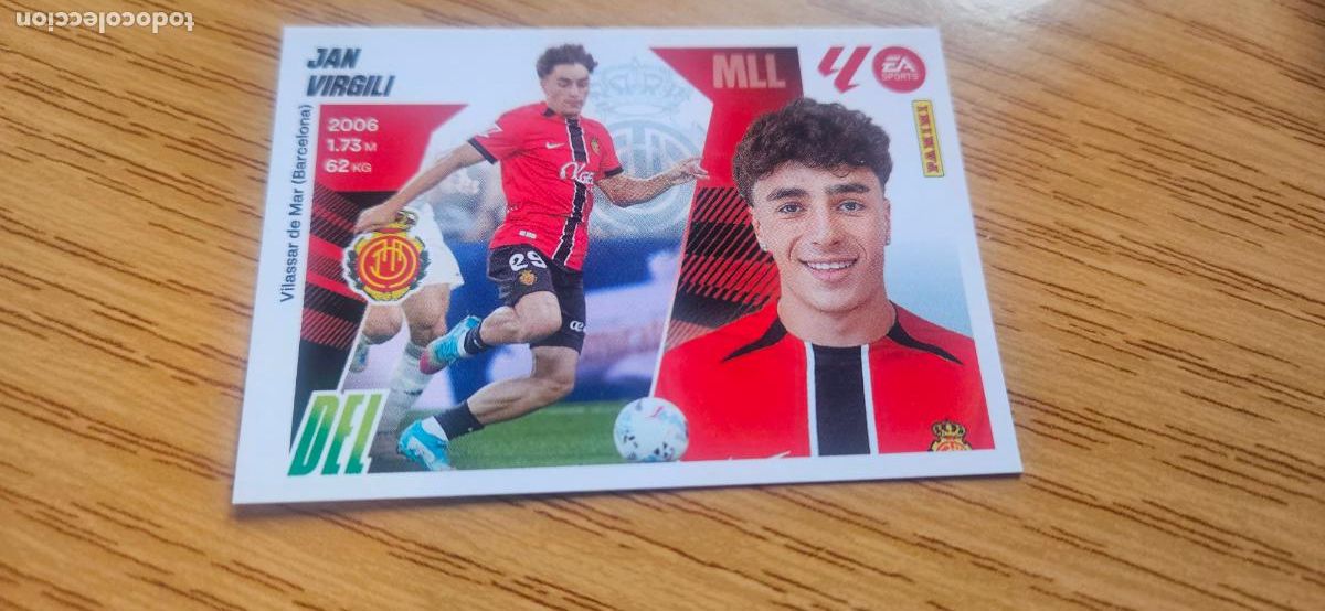 Figurine di Calcio: virgili mallorca fichaje 49 este 2025 206 25 26 sin pegar