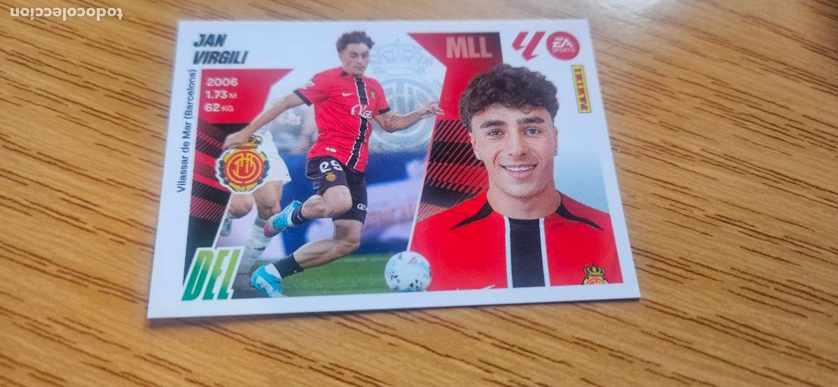 Figurine di Calcio: virgili mallorca fichaje 49 este 2025 206 25 26 sin pegar