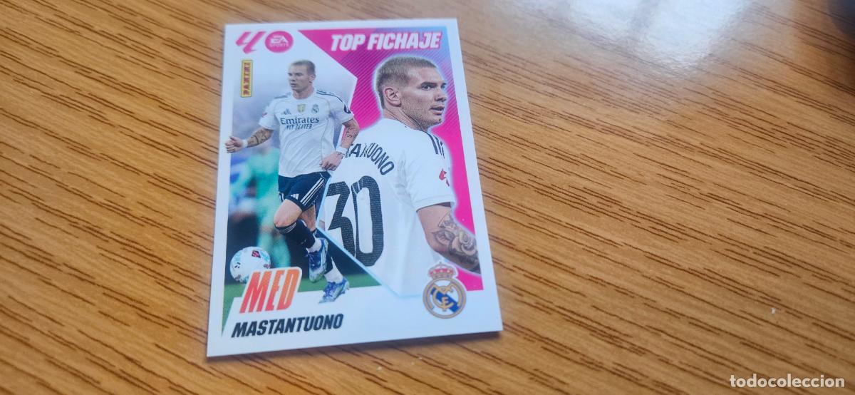 Cromos de Futebol: mastantuono real madrid top fichaje 68 este 2025 206 25 26 sin pegar