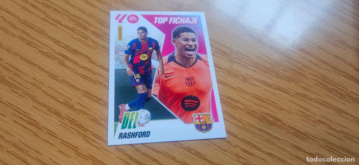 Cromos de F&uacute;tbol: rashford barcelona top fichaje 69 este 2025 206 25 26 sin pegar
