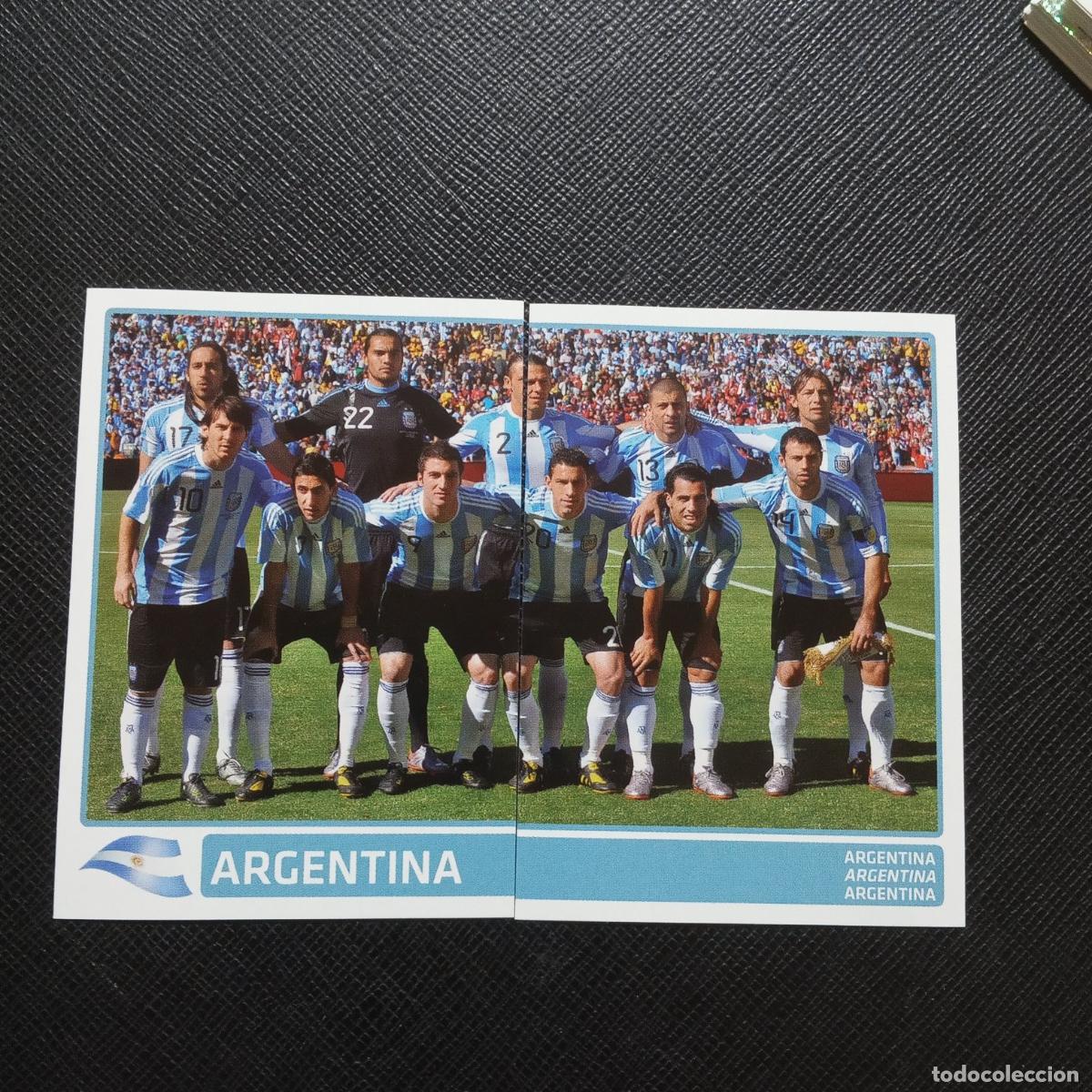 Cromos de F&uacute;tbol: 20 21 ALINEACION MESSI ARGENTIN PANINI COPA AMERICA ARGENTINA 2011 CROMO FUTBOL 11 - SIN PEGAR - CJ1