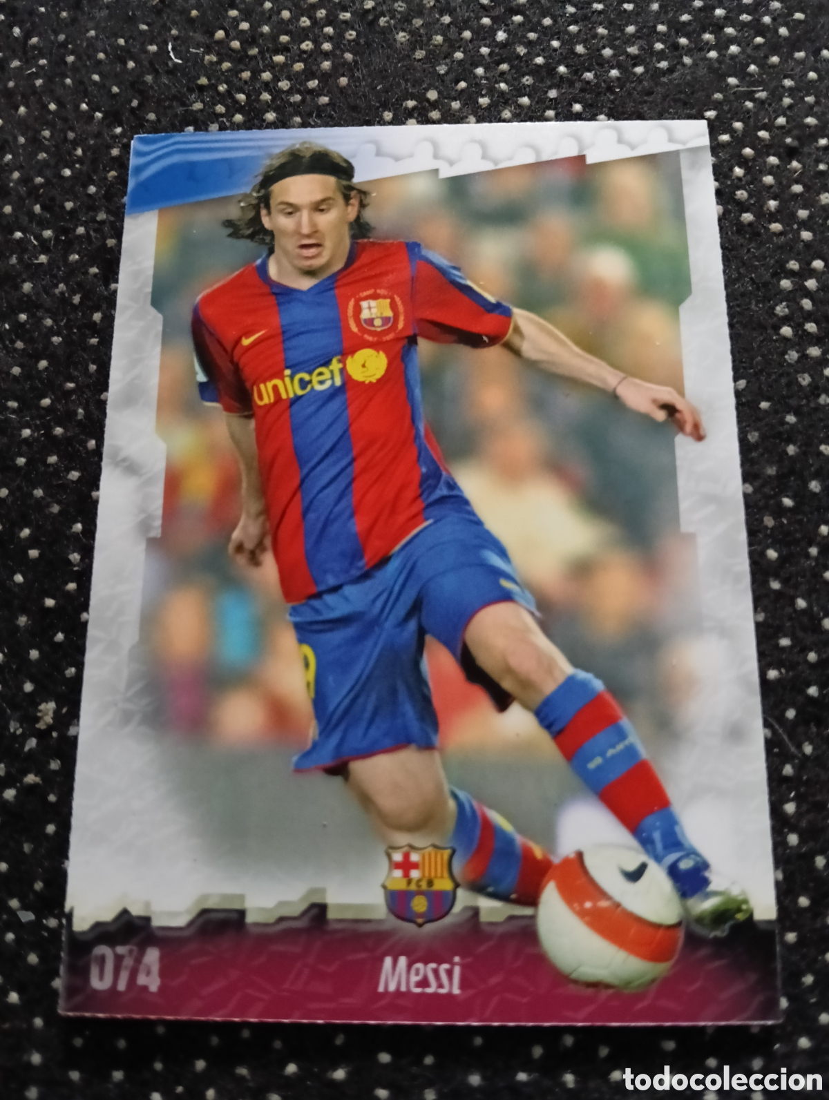 Cromos de F&uacute;tbol: CROMO FICHAS LIGA 2008 2009 LIONEL MESSI F.C. BARCELONA