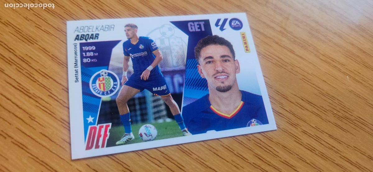 Fu&szlig;ball-Sticker: abquar getafe 7 bis coloca este 2025 2026 25 26 4&ordm; edicion