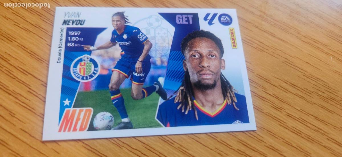 Fu&szlig;ball-Sticker: neyou 13 bis getafe coloca este 2025 2026 25 26 4&ordm; edicion