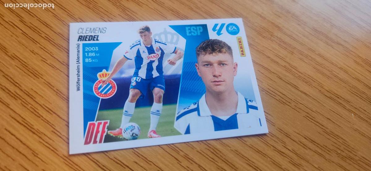 Fu&szlig;ball-Sticker: riedel 8 bis espa&ntilde;ol coloca este 2025 2026 25 26 4&ordm; edicion