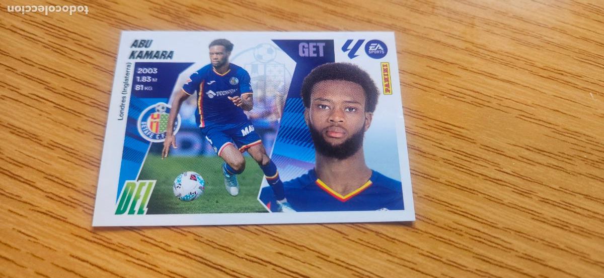 Fu&szlig;ball-Sticker: kamara 17 bis getafe coloca este 2025 2026 25 26 4&ordm; edicion