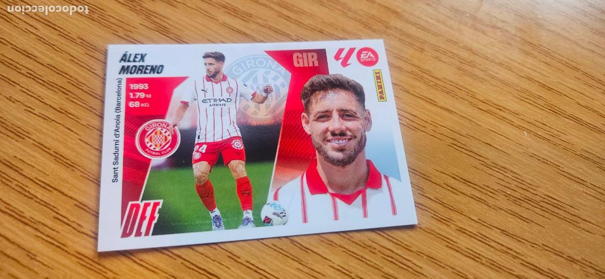 Football Stickers: alex moreno 10 bis girona coloca este 2025 2026 25 26 4&ordm; edicion