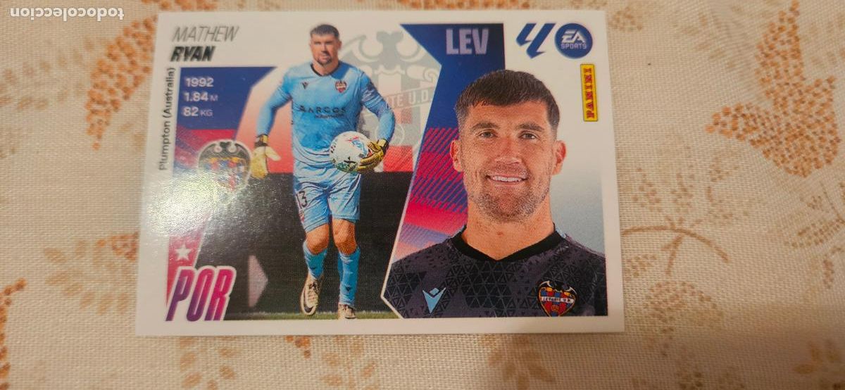 Football Stickers: RYAN levante 4 bis coloca este 2025 2026 25 26 4&ordm; edicion