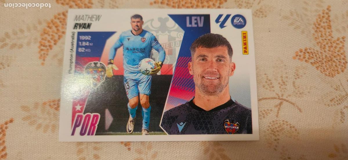 Football Stickers: RYAN levante 4 bis coloca este 2025 2026 25 26 4&ordm; edicion