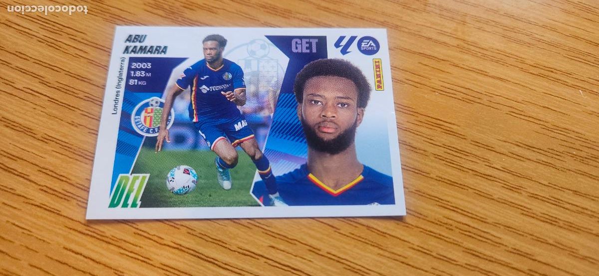 Football Stickers: kamara 17 bis getafe coloca este 2025 2026 25 26 4&ordm; edicion