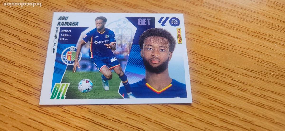 Football Stickers: kamara 17 bis getafe coloca este 2025 2026 25 26 4&ordm; edicion