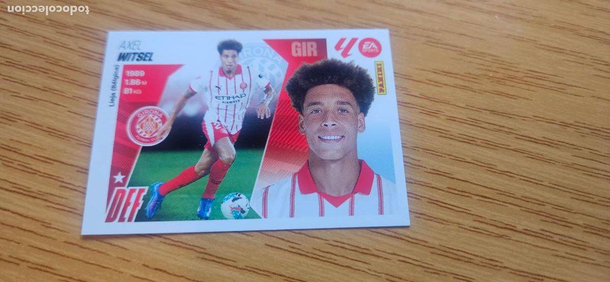 Cromos de F&uacute;tbol: witsel 8 bis girona coloca este 2025 2026 25 26 4&ordm; edicion