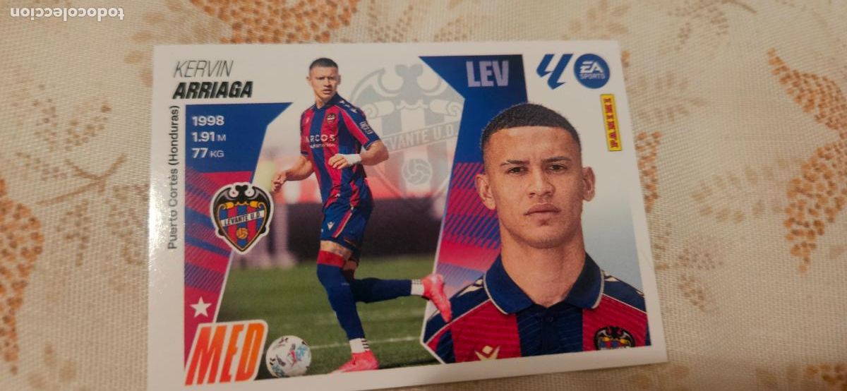 Cromos de F&uacute;tbol: arriaga 12 bis levante coloca este 2025 2026 25 26 4&ordm; edicion