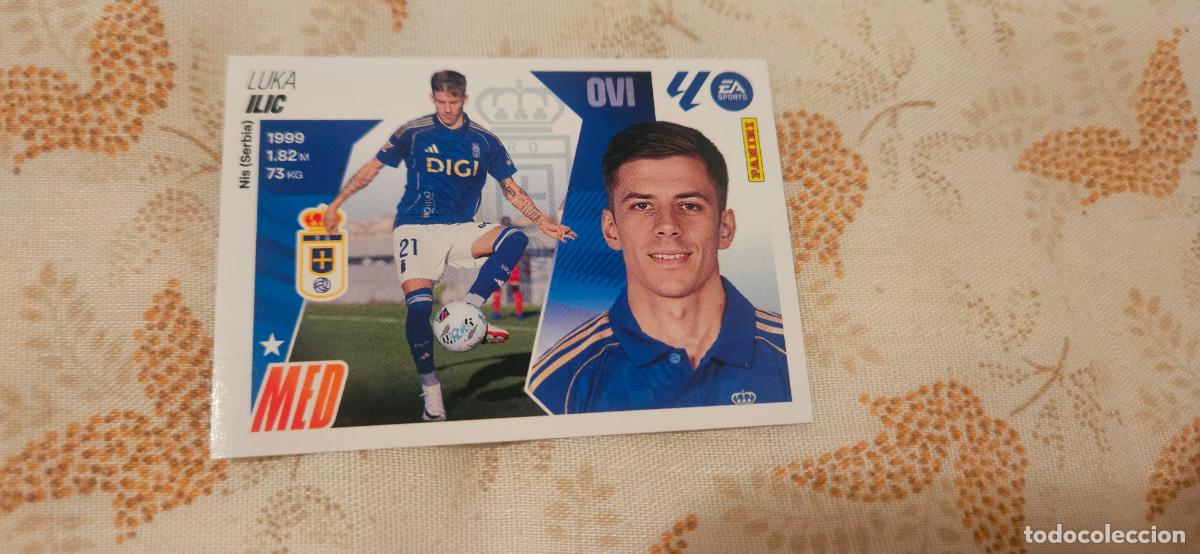 Cromos de Futebol: ilic 15 oviedo corregido con escudo este 2025 2026 25 26 4&ordm; edicion