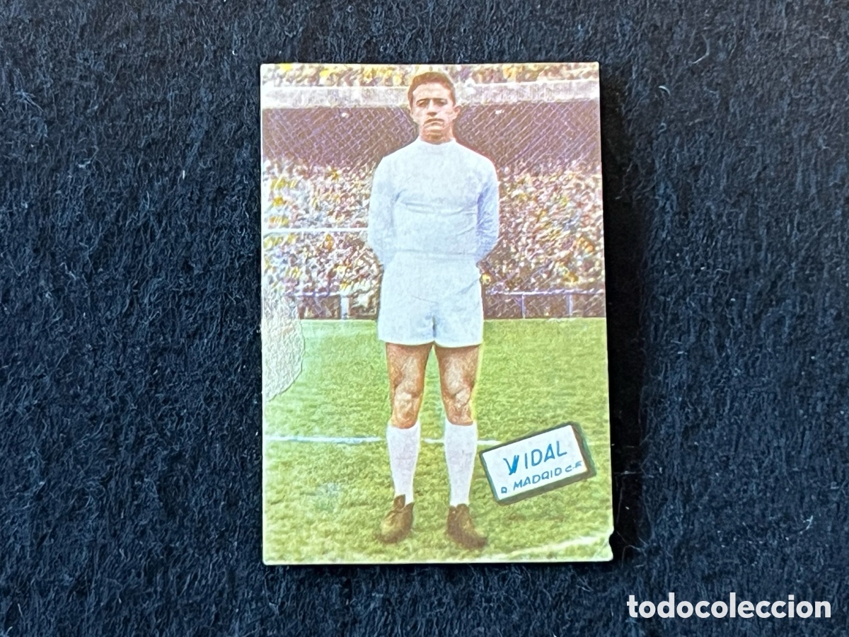 Fu&szlig;ball-Sticker: CROMO VIDAL REAL MADRID EDICIONES FHER LIGA 60-61 1960-1961 SIN PEGAR FUTBOL.