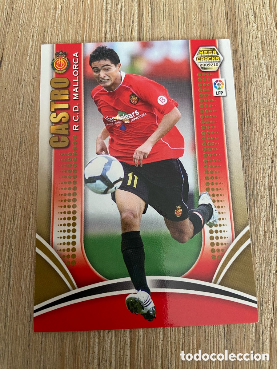 Football Stickers: 176 Castro MALLORCA MEGACRACKS 2009 2010 PANINI 09-10 09 10