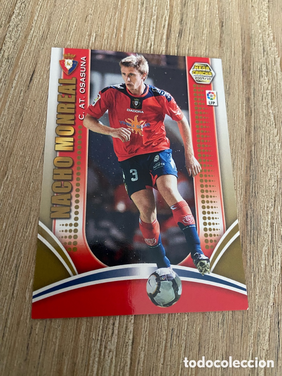 Fu&szlig;ball-Sticker: 187 Nacho Monreal OSASUNA MEGACRACKS 2009 2010 PANINI 09-10 09 10