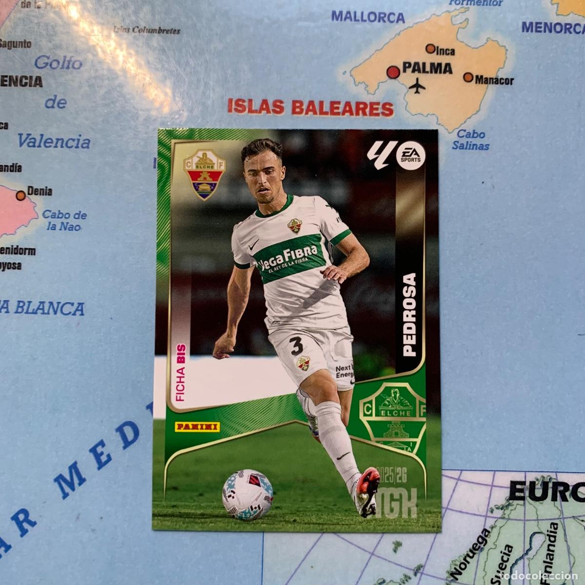 Cromos de f&uacute;tbol: Pedrosa n&uacute;mero 135 Bis del Elche megacracks 25-26 2025-2026