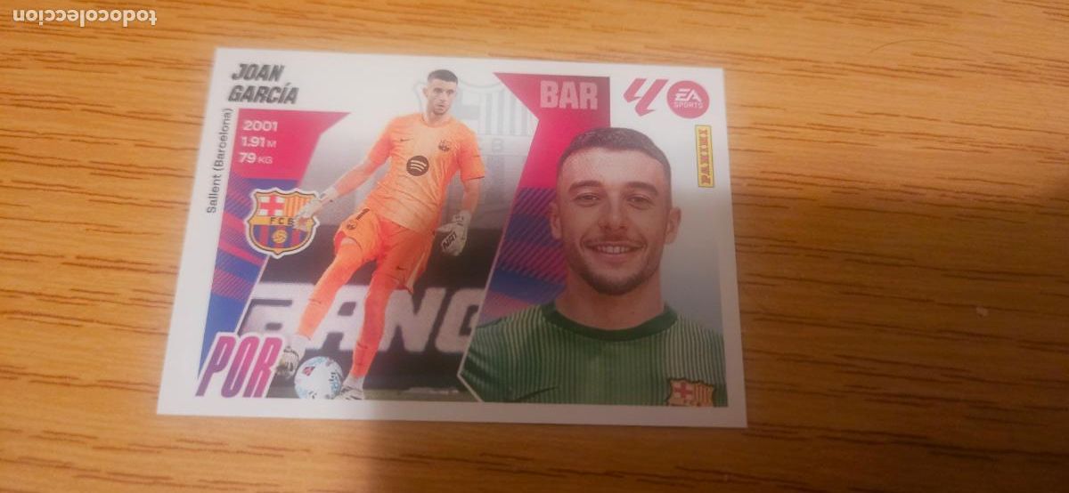 Cromos de F&uacute;tbol: fichaje 8 joan garcia barcelona liga este 2025 2026 26 sin pegar