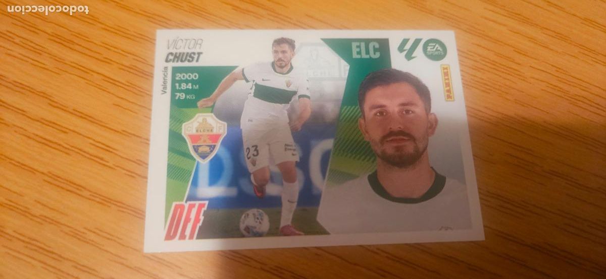 Football Stickers: fichaje 25 chust elche liga este 2025 2026 26 sin pegar