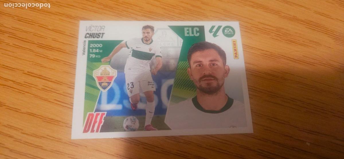 Football Stickers: fichaje 25 chust elche liga este 2025 2026 26 sin pegar