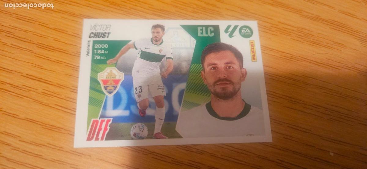 Football Stickers: fichaje 25 chust elche liga este 2025 2026 26 sin pegar