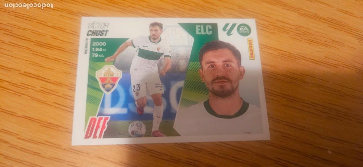 Football Stickers: fichaje 25 chust elche liga este 2025 2026 26 sin pegar